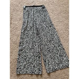 H&M Patterned Wide Leg Pants